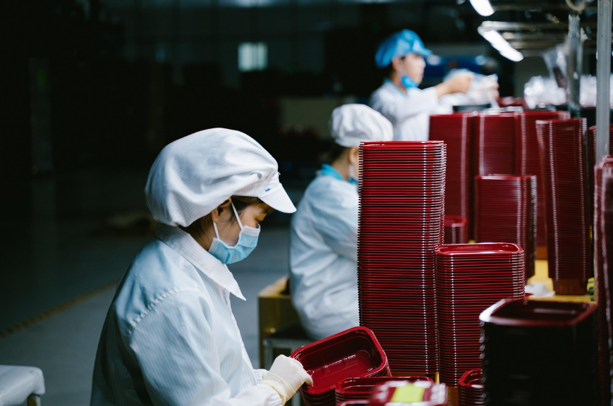 Worker, Woman, Mask image.