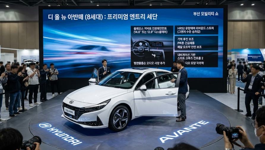 신기술 장착한 8세대 뉴 아반떼 가격은?(기술 시양, 가격전망, 첫차 선택)