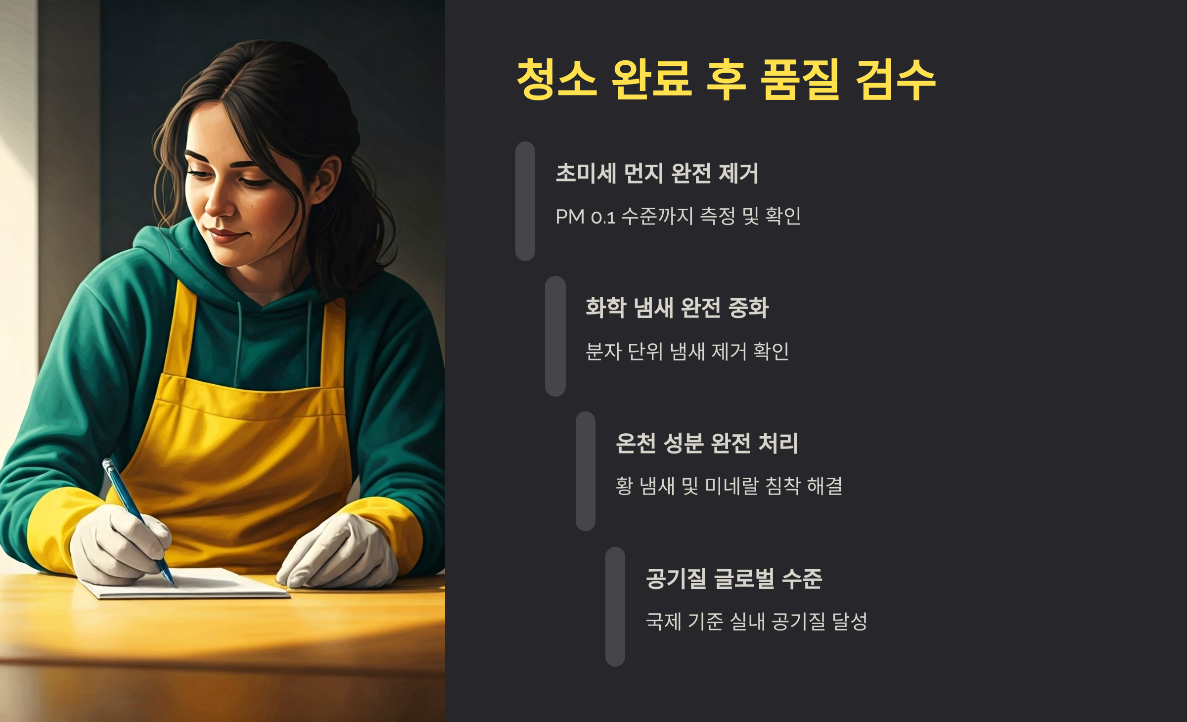 아산 입주청소 완료 후 검수리스트