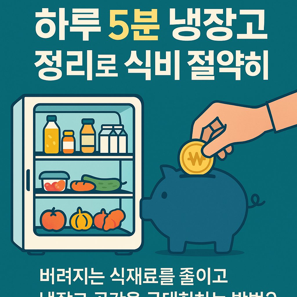 정리로 식비 절약하기