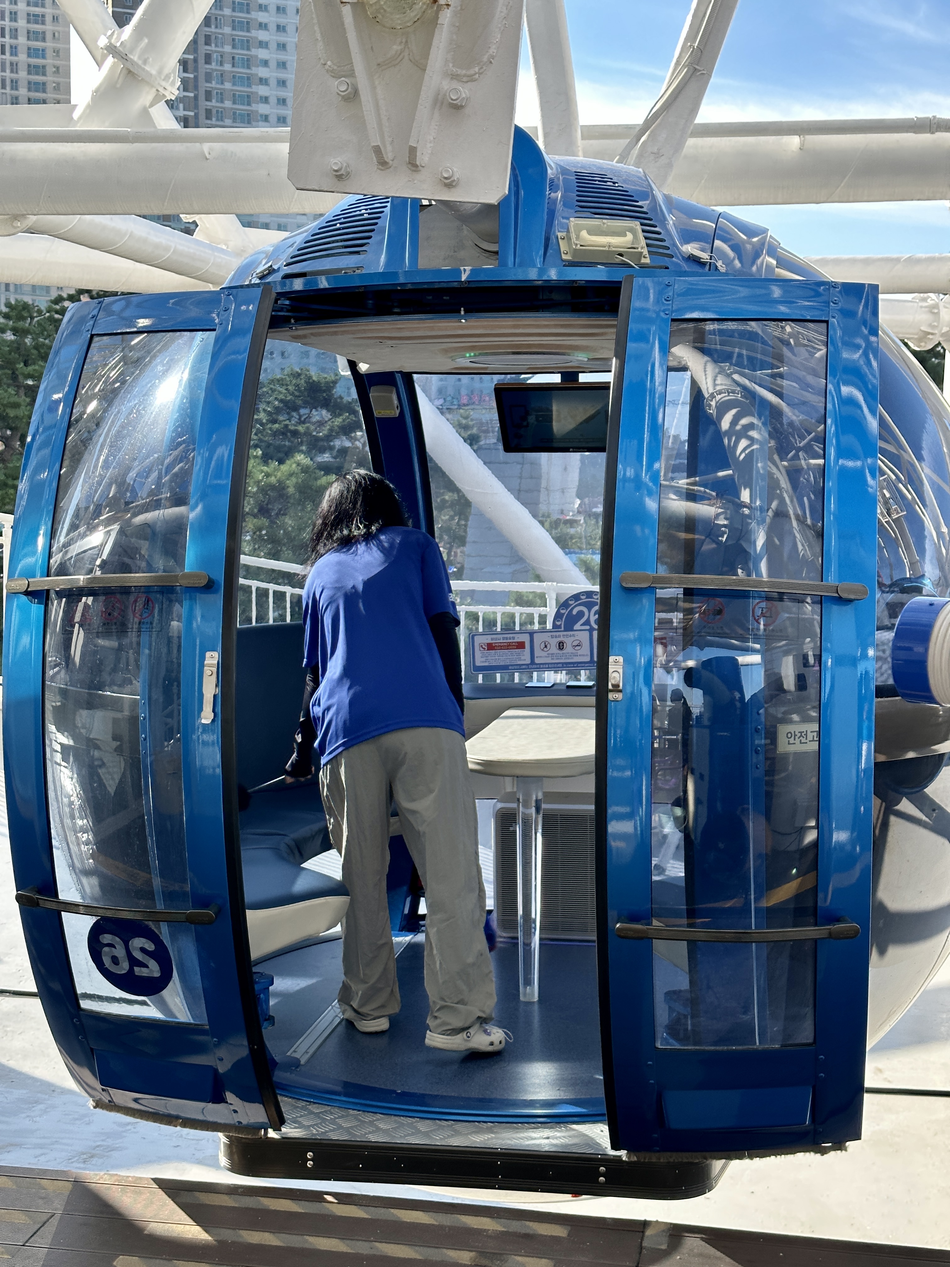 속초아이 대관람차 내부