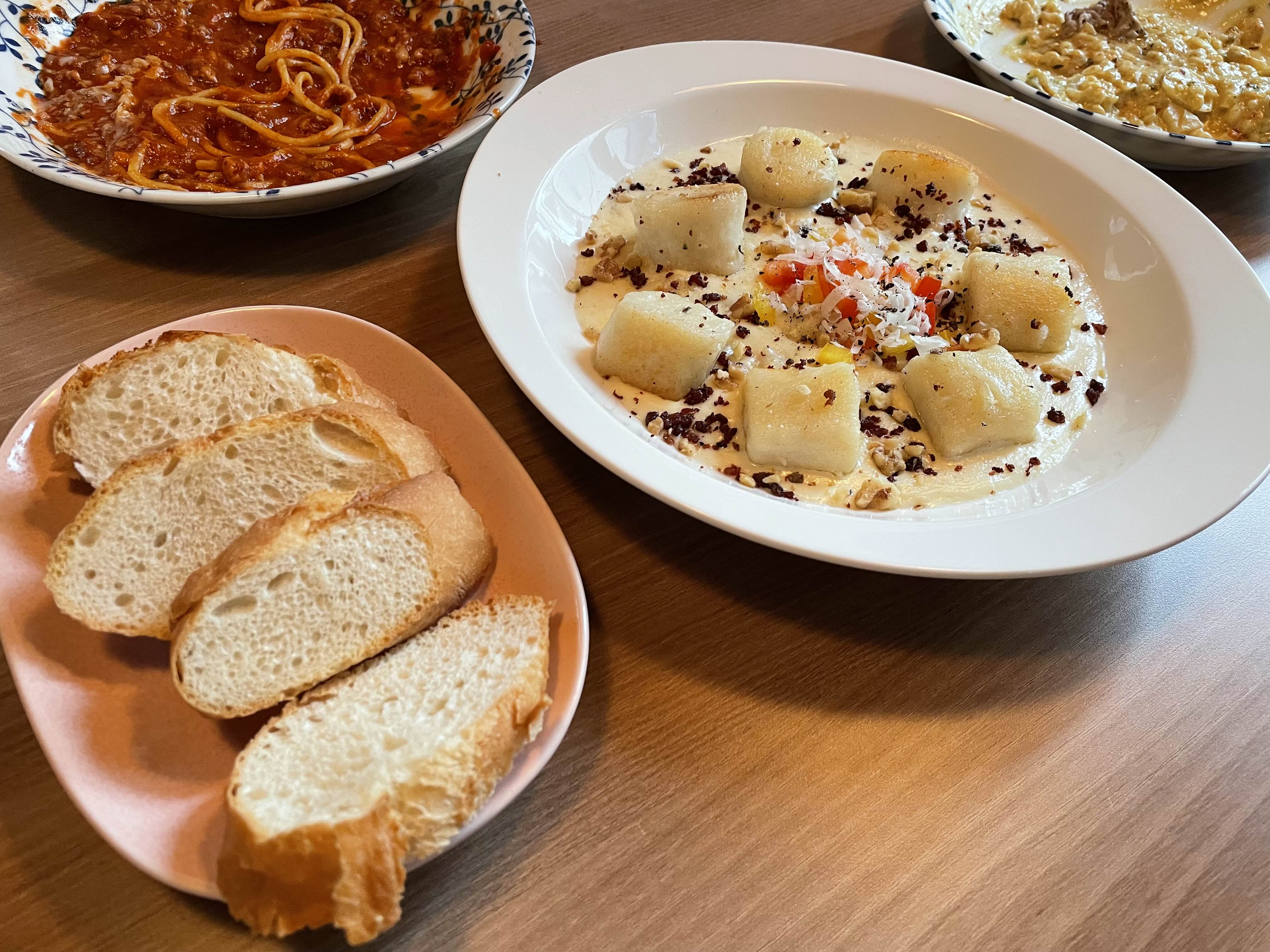 청록양식의 메뉴들