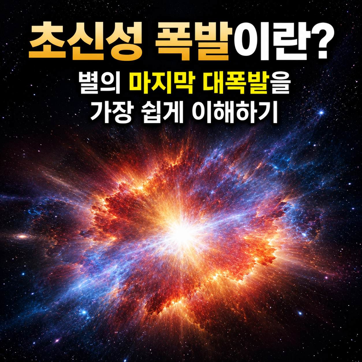 초신성 폭발이란