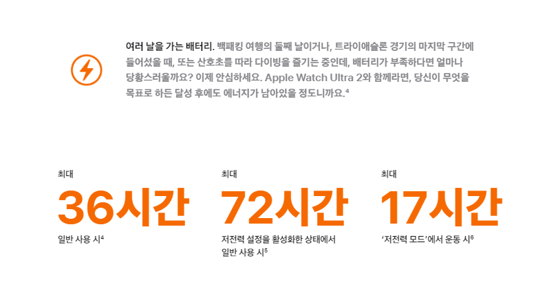 애플워치 배터리 시간