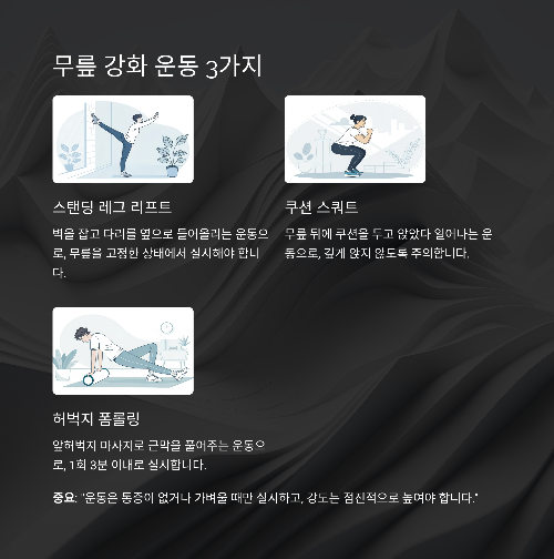 무릎 앞 통증의 원인과 관리법, 슬개골 통증에 좋은 관절 영양제 추천