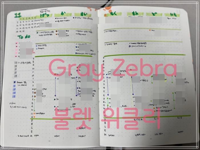 다이어리 추천 불렛 다이어리 위클리 먼슬리