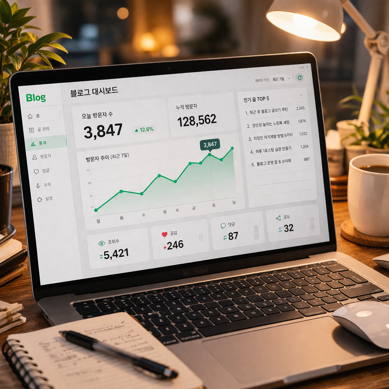 블로그 방문자 늘리는 방법 (초보도 가능한 7가지 전략 완벽 정리)