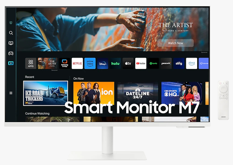 삼성전자 M7 27인치 스마트모니터 M70C 색상 웜 화이트