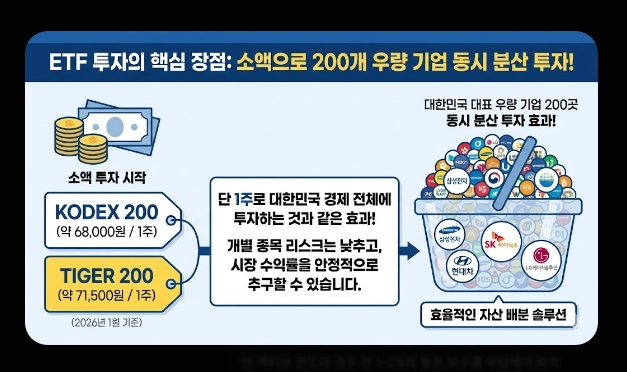 코스피 200 ETF 필수 체크 5가지 [2026년 기준] 브랜드 비교&middot;보수&middot;유동성 확인법