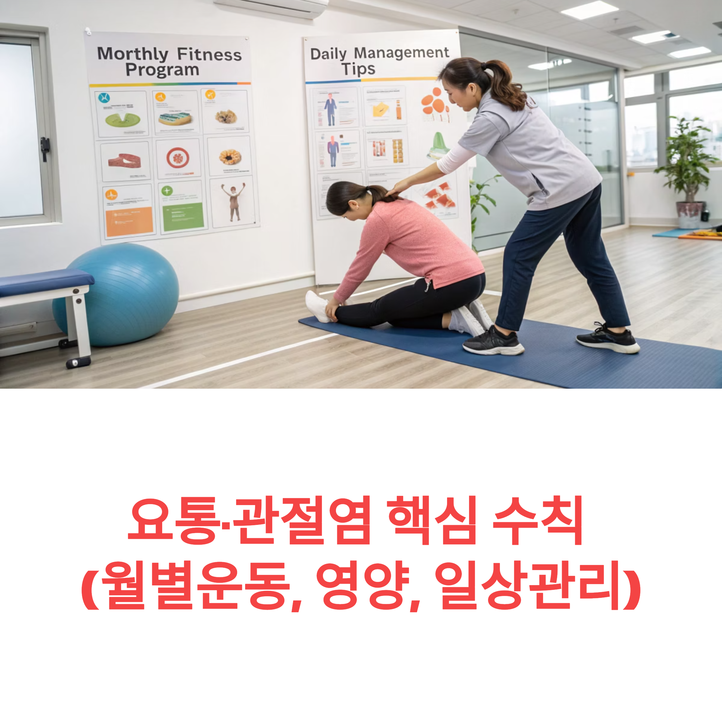 요통, 관절염 핵심 수칙