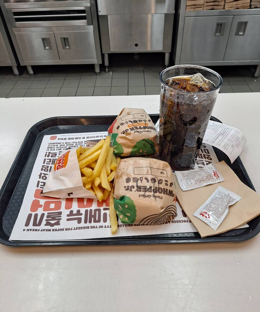 주문메뉴 나오다