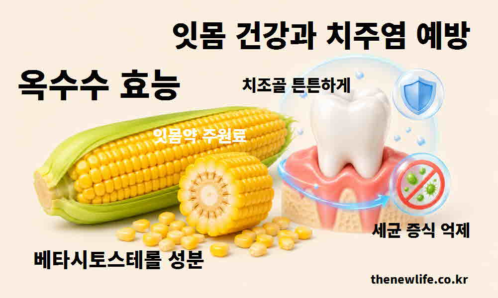옥수수 효능 잇몸 건강 치주염 예방