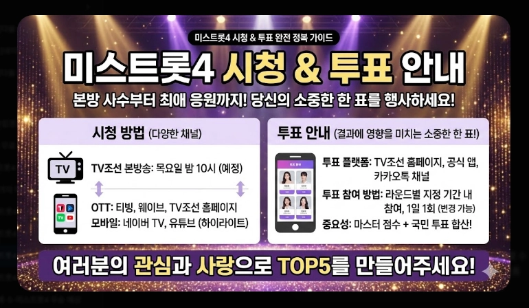 미스트롯4 출연자 프로필 [53팀 완결판] 본선진출자 부서별 명단 및 주목 참가자