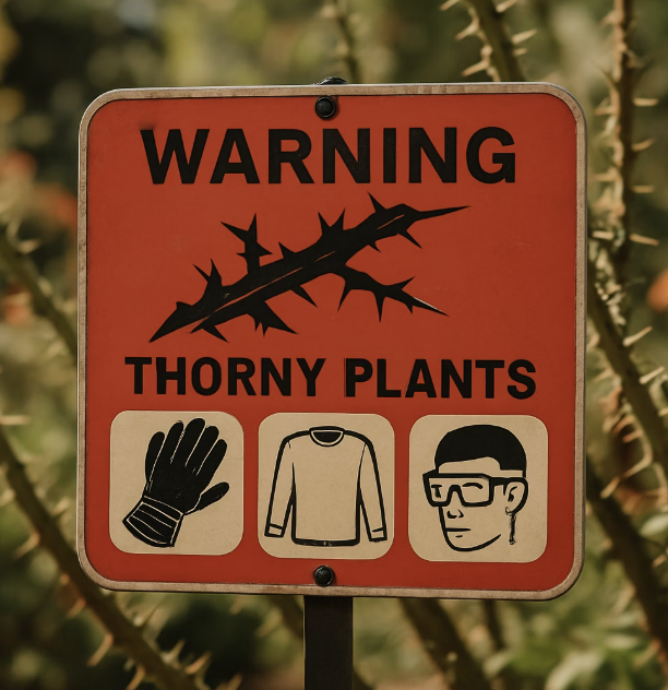 주엽나무, 왜 이렇게 무섭고 큰 가시가 있을까?