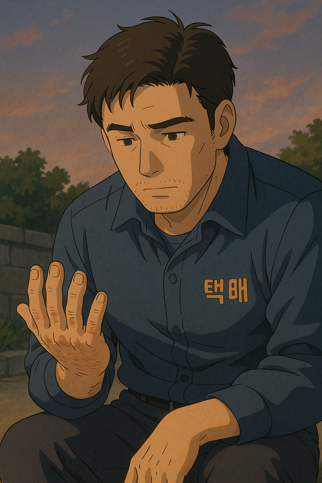 "수천 번의 노동이 새겨진 손바닥, 기억의 무게를 품다"