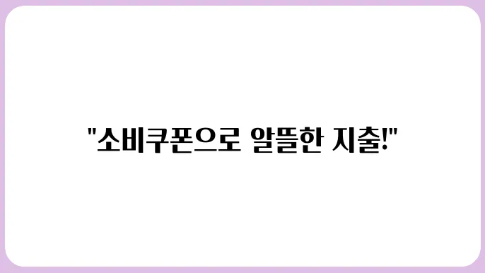 민생회복 소비쿠폰 자격조음부에 신일퓑