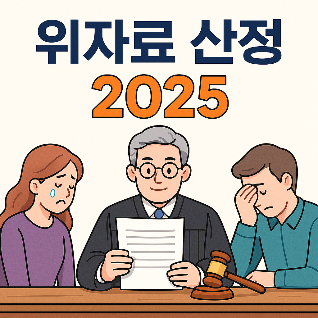 위자료 산정 2025