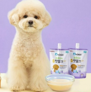 강아지 전용 우유 제품 /출처: 펫밀크