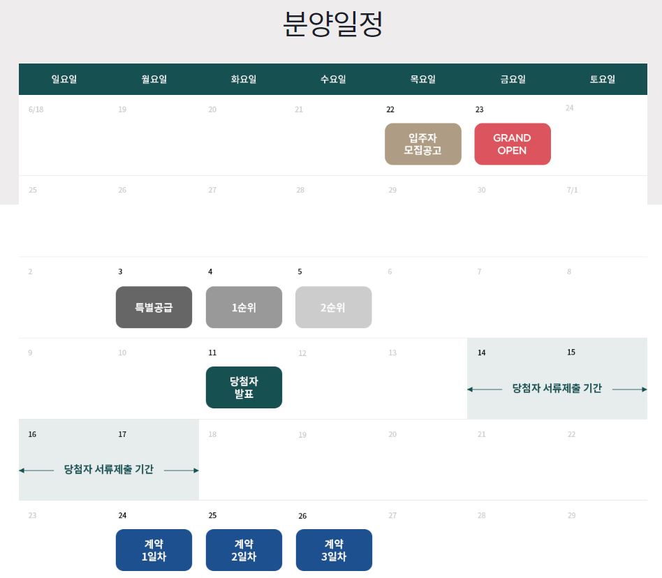 분양일정