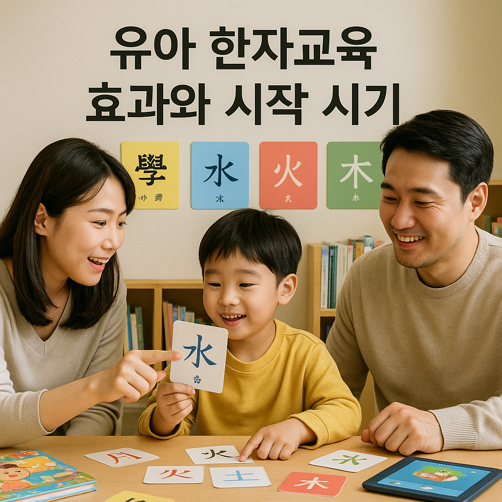유아 한자교육 효과와 시작 시기