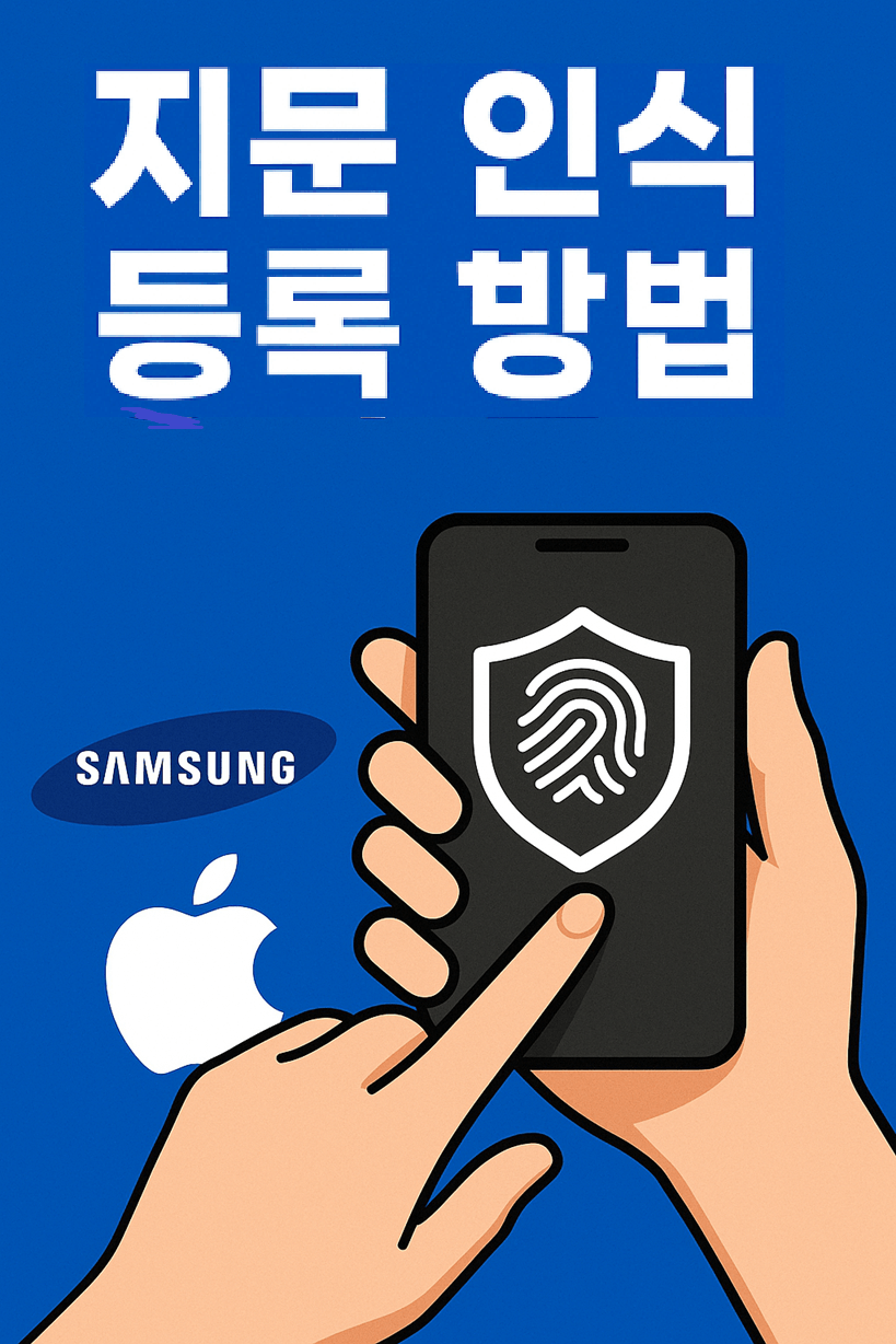 지문 인식 등록 방법