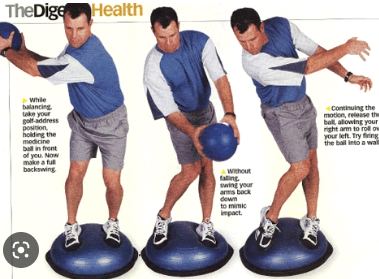 골프 밸런스 연습