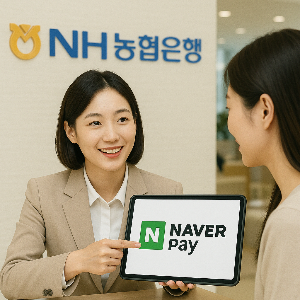 농협은행이 네이버페이와 손잡고 포인트 전환 사진