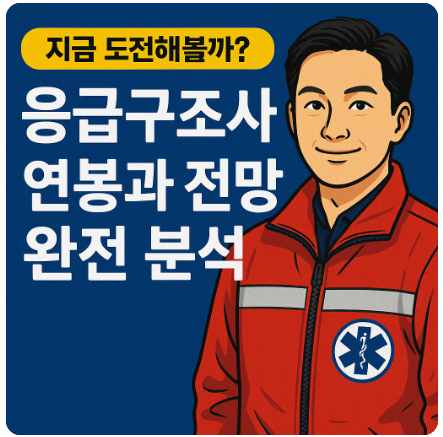 응급구조사 연봉과 전망 완전 분석