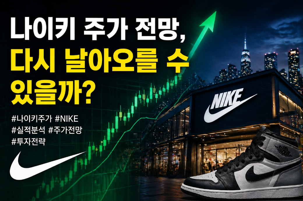 나이키 주가 전망, 반등 신호 3가지 완벽 정리