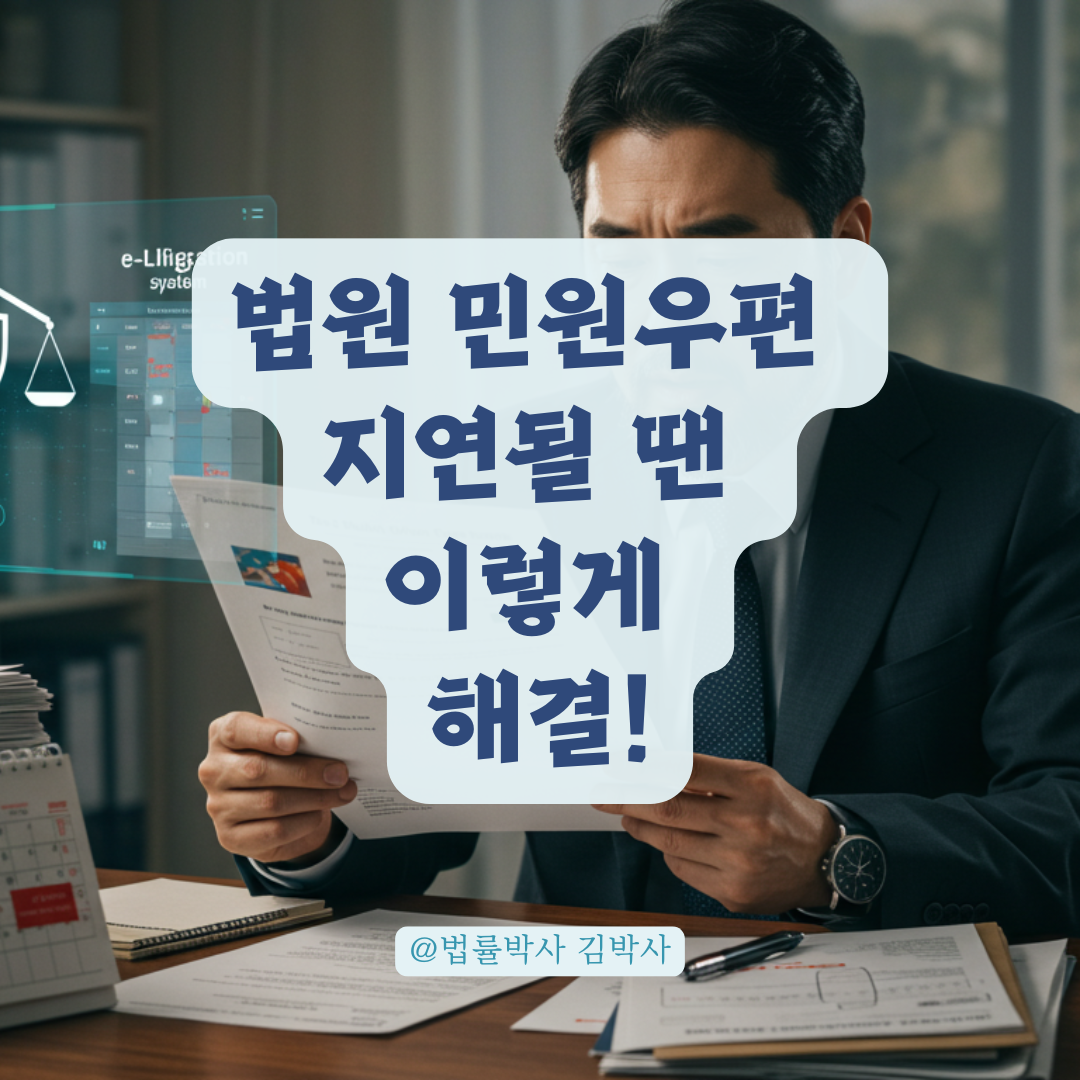 법원에 보낸 민원우편이 안 온다면? 회신 지연 시 대처 방법 총정리.