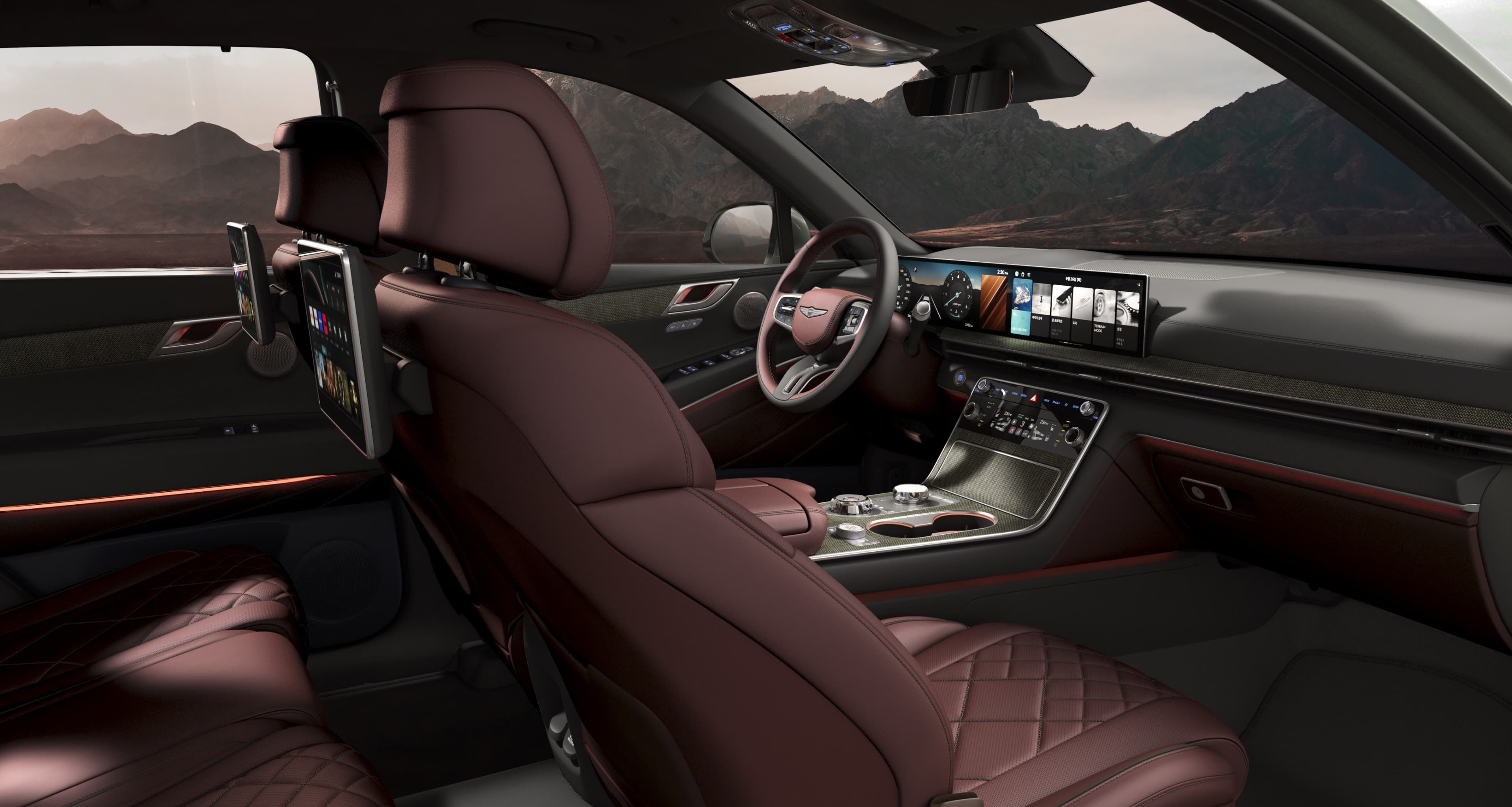 2025 제네시스 GV80 실내색상