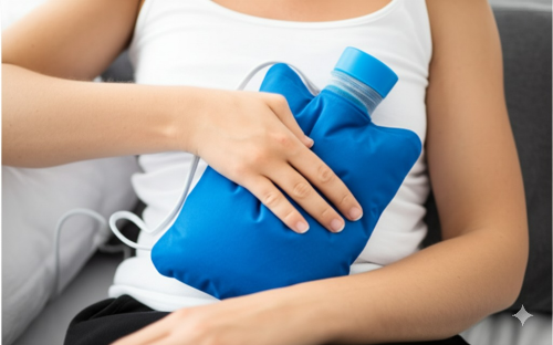 옆구리통증 완화 배찜질