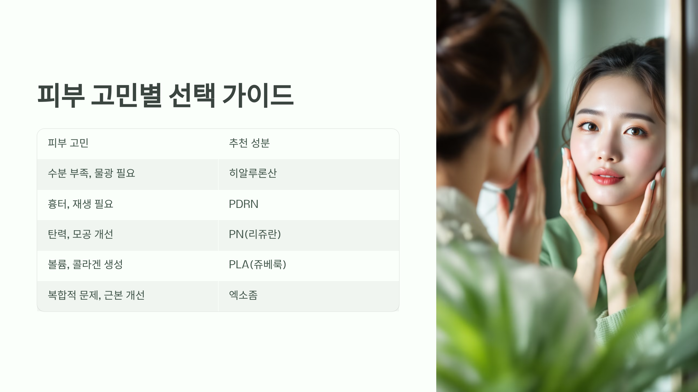 스킨부스터 성분 비교 ❘ 히알루론산·리쥬란·엑소좀 효능 총정리