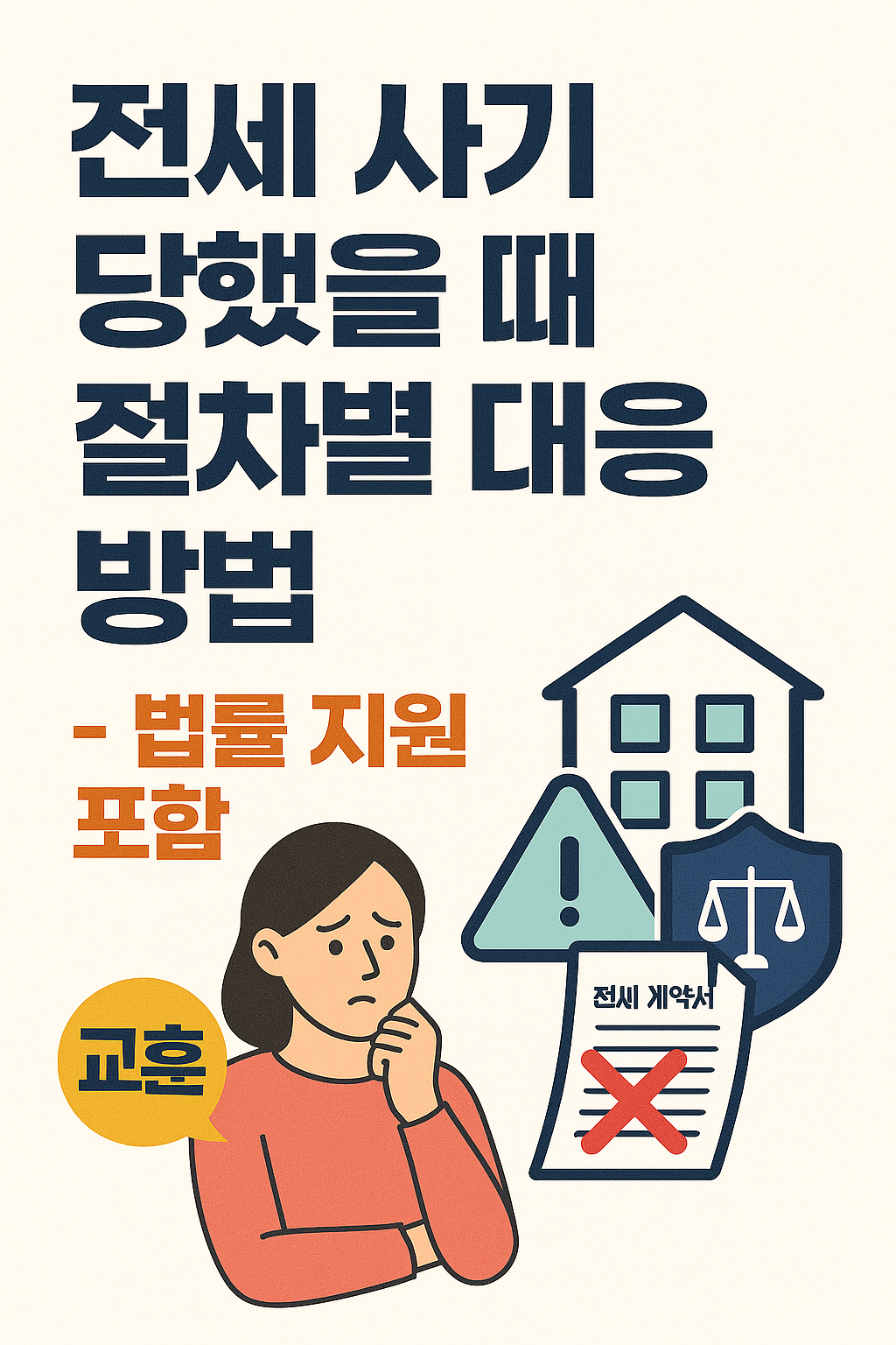 전세 사기 당했을 때 절차별 대응 방법 – 법률 지원