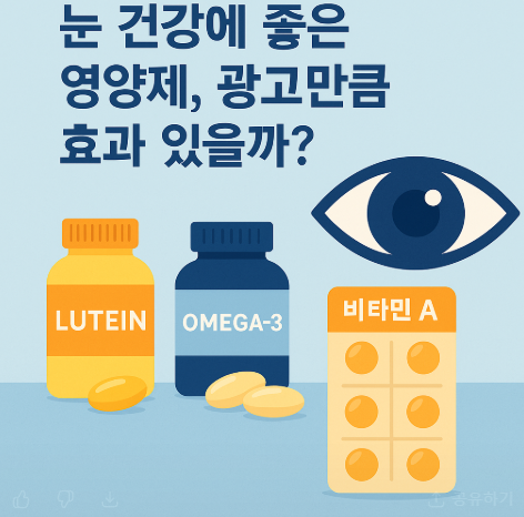 눈건강 영양제 효과