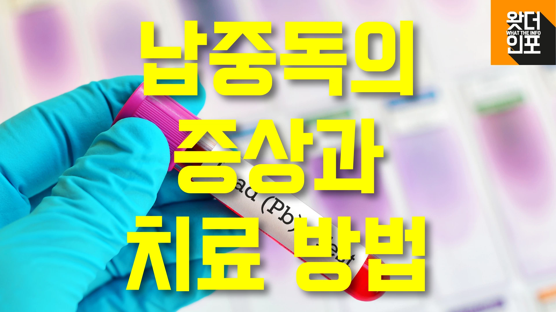 납 중독의 증상과 치료 방법