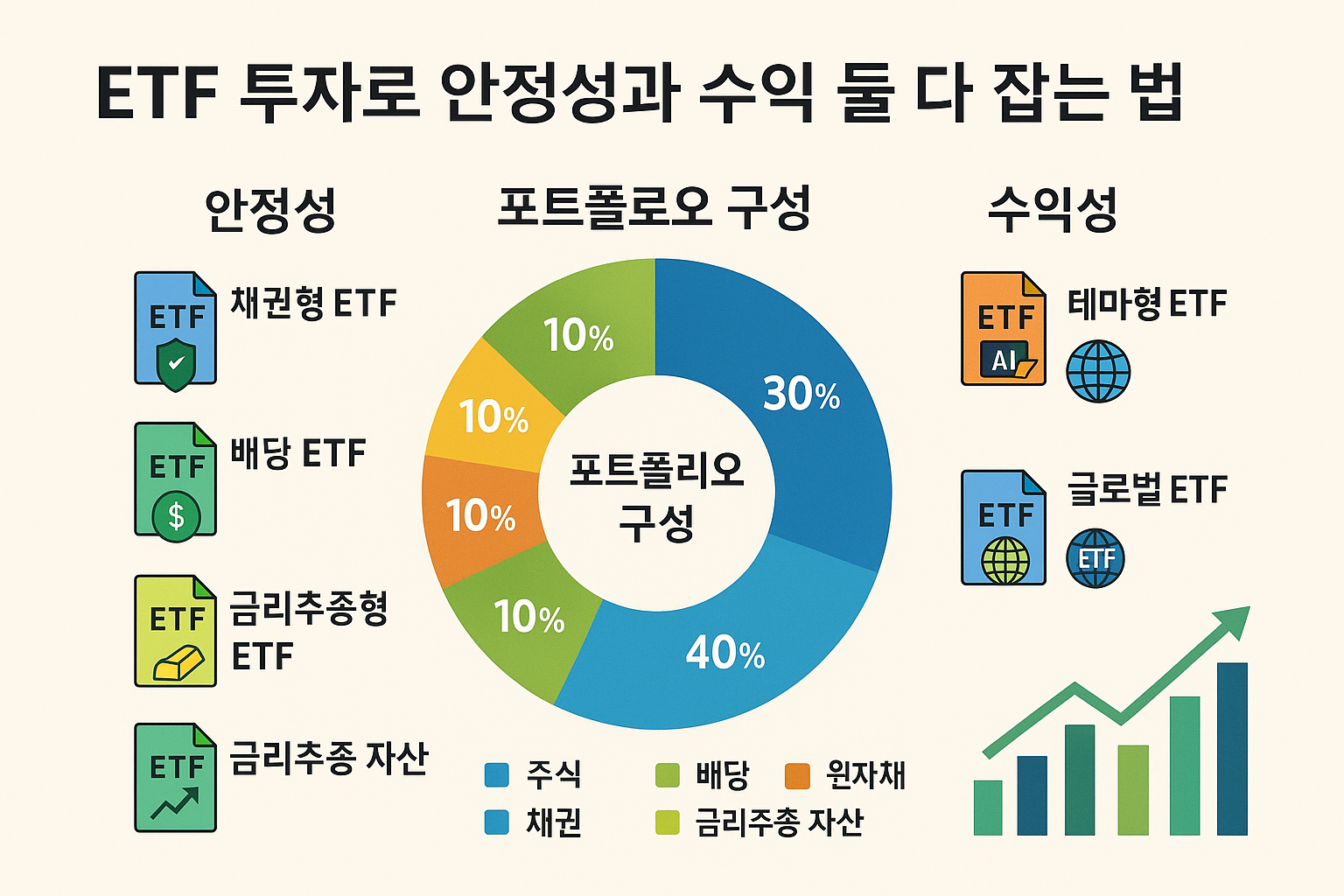 ETF 투자로 안정성과 수익 둘 다 잡는 법