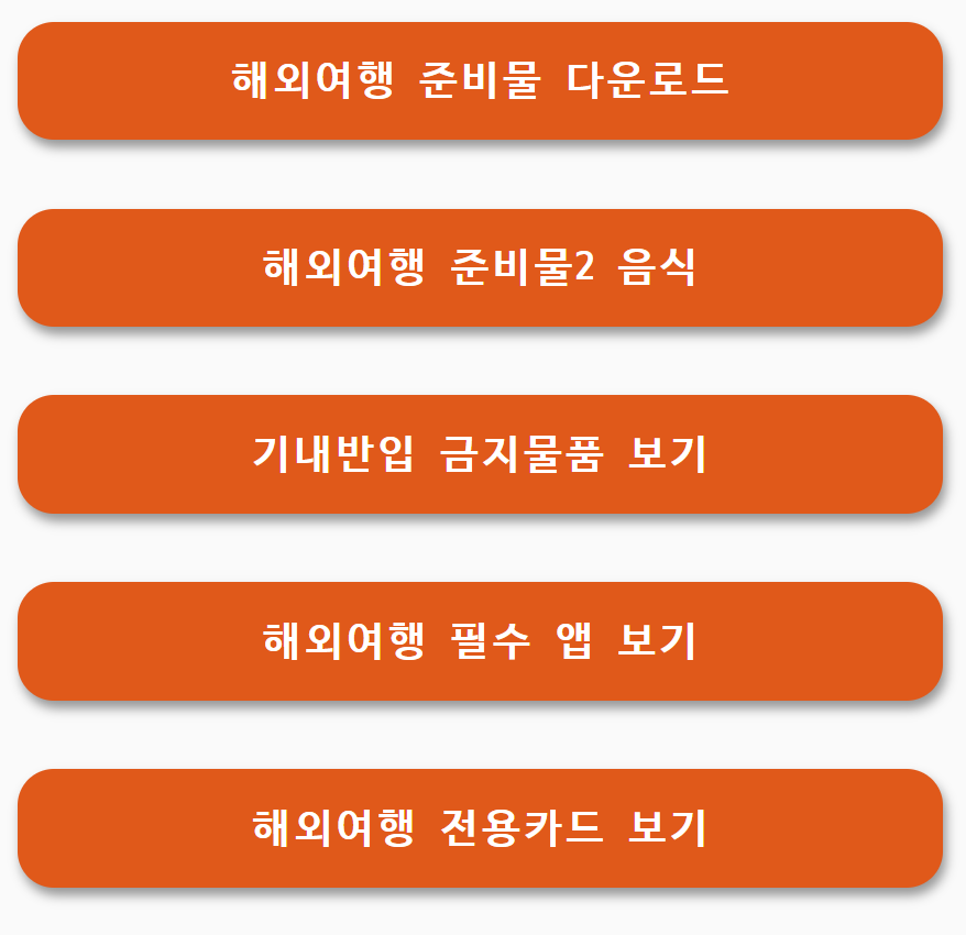 유럽여행 준비물 체크리스트 (짐싸기 꿀팁)