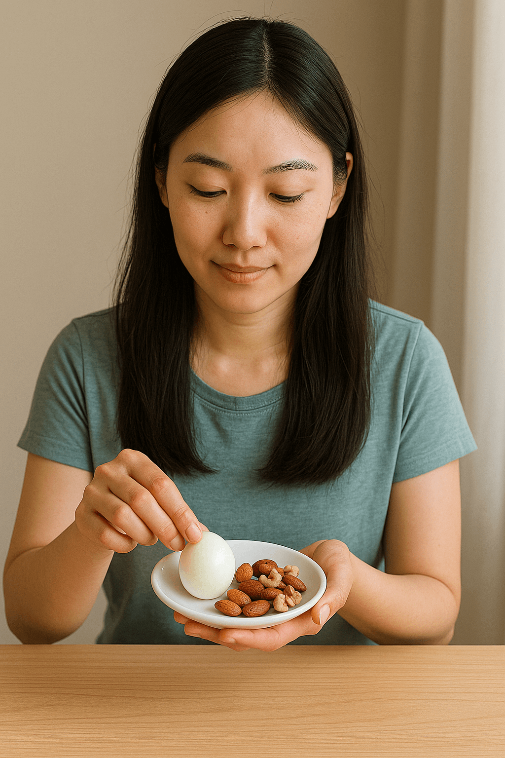식사 간격 유지