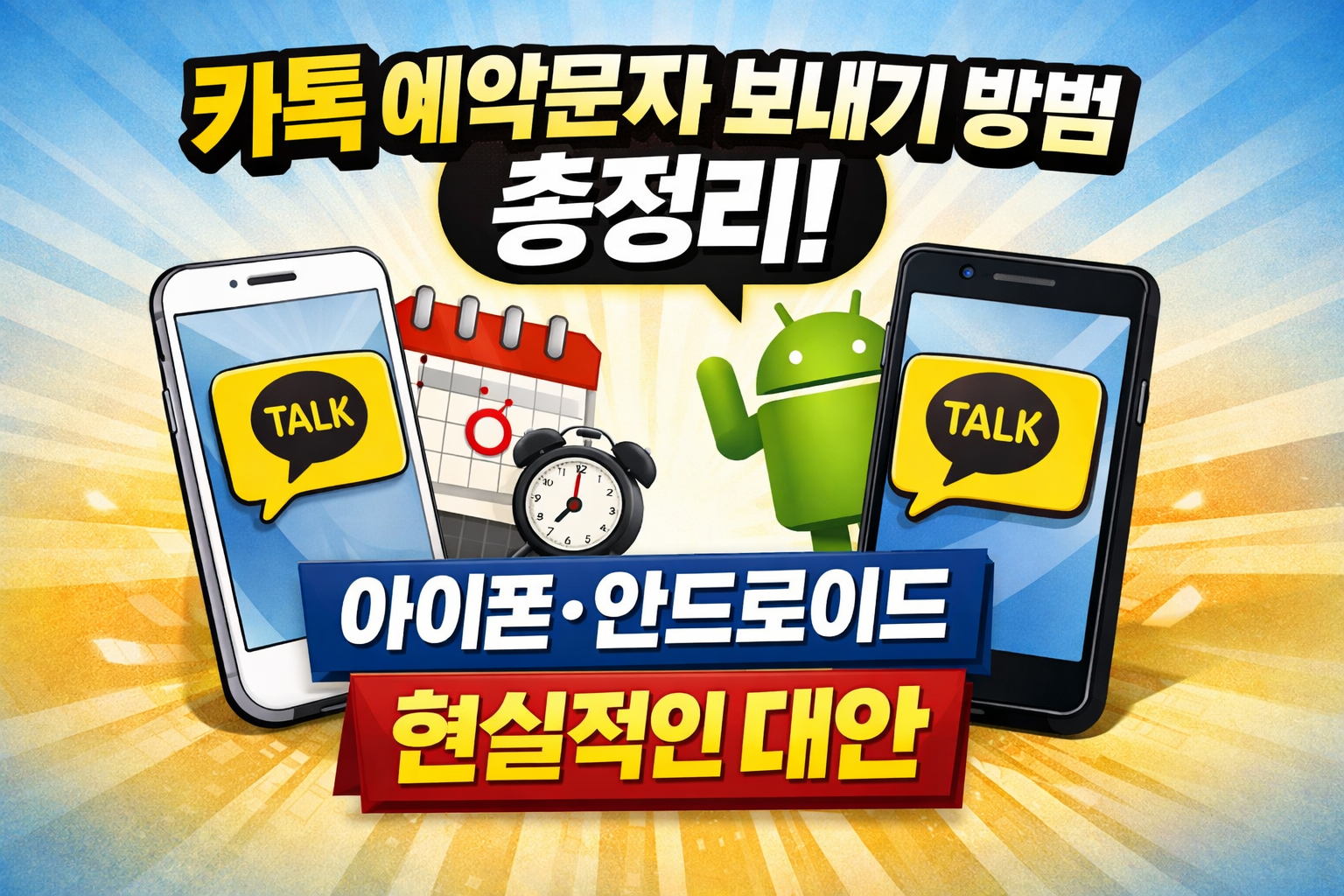 카톡 예약문자 보내기