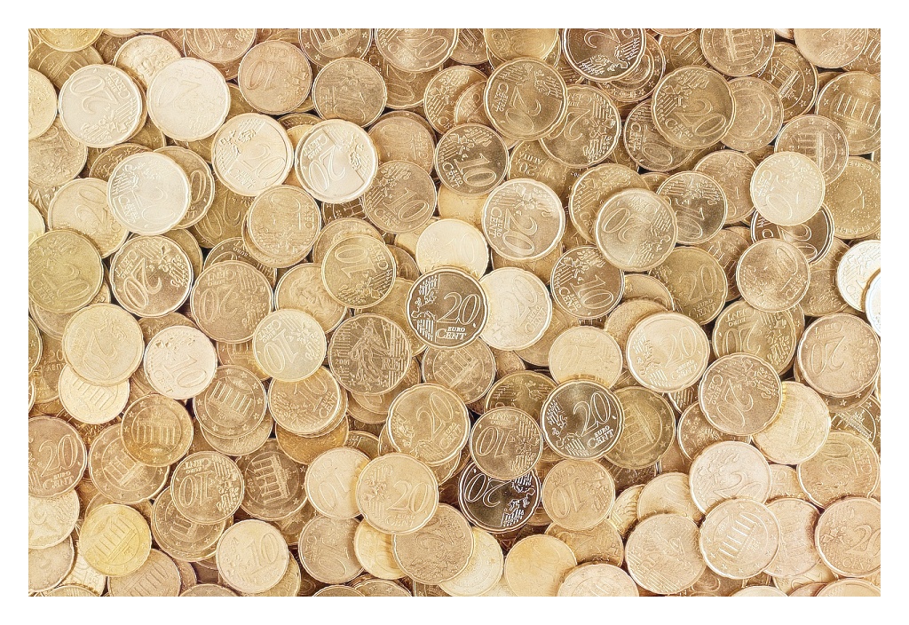 무수한 동전들
