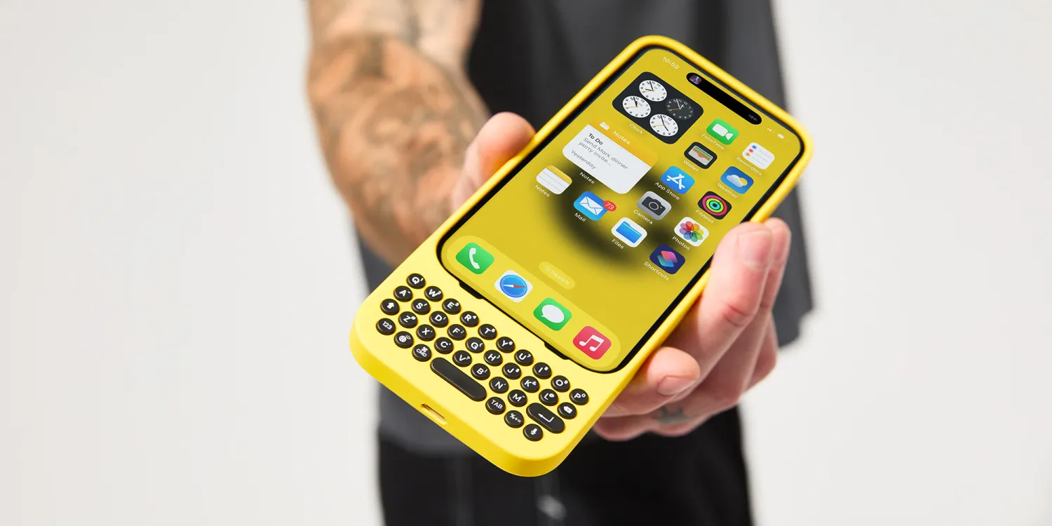 &#39;Clicks&#39;로 아이폰에 물리적 키보드(출처- 9to5mac)