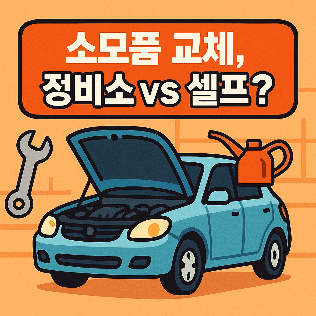 소모품교체, 정비소 vs 셀프교체