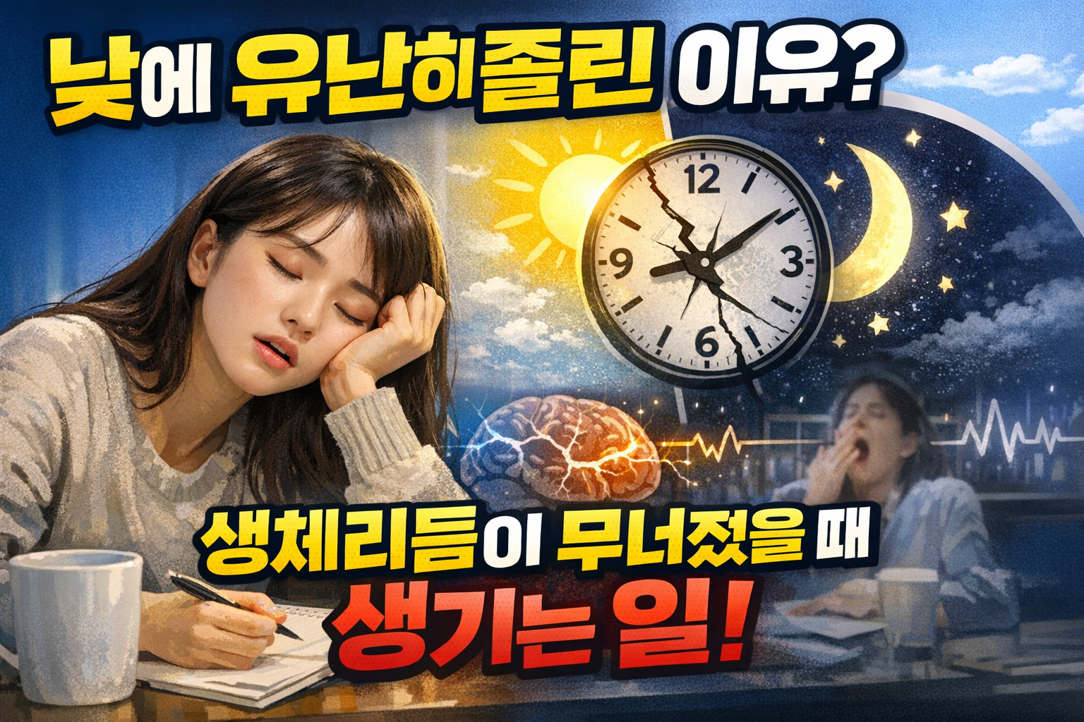 낮에 유난히 졸린 이유