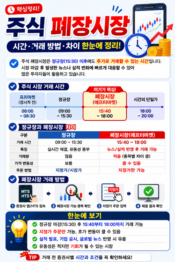주식 폐장시장