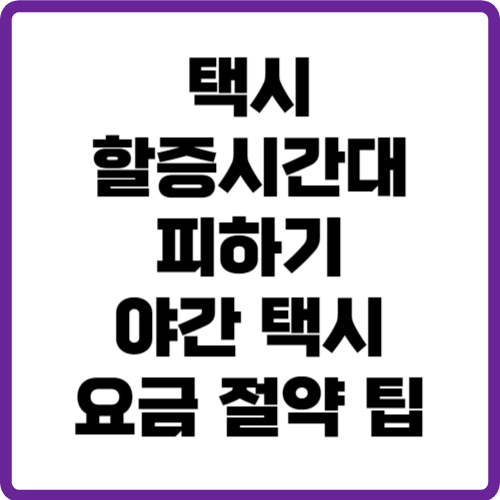 택시할증시간대