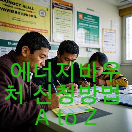 에너지바우처 신청방법 A to Z