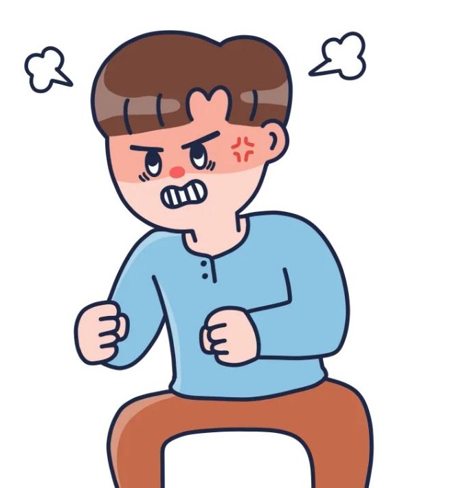 분노하는 남자아이 이미지