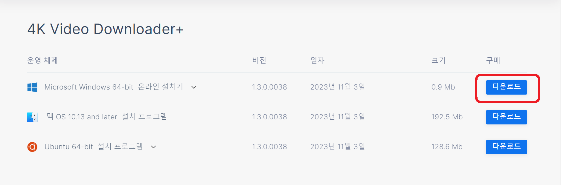 유튜브 4K 영상 다운로드 사이트 TOP.3