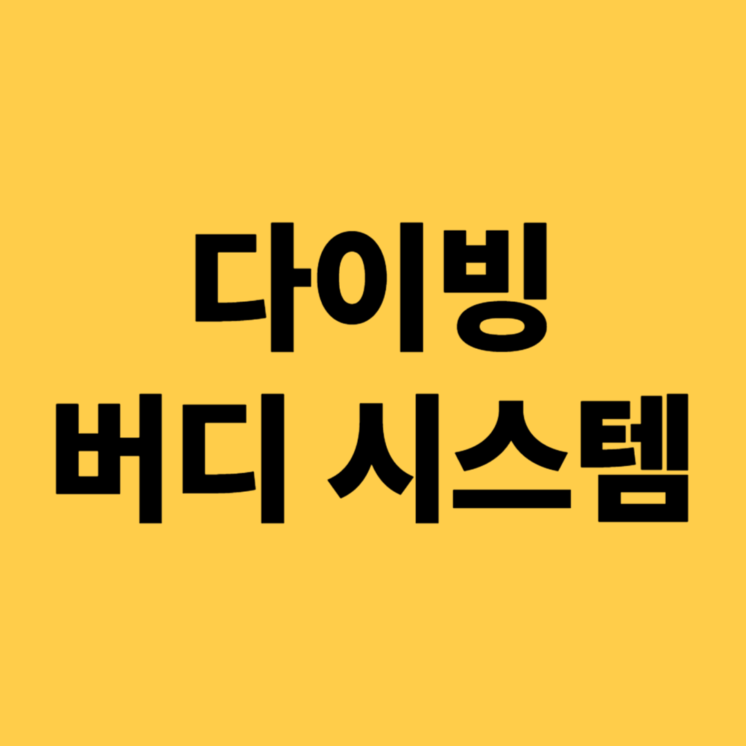 다이빙 버디 시스템